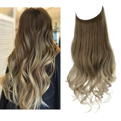 Extensions lisses en cheveux naturels 35 à 45 cm
