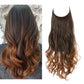Extensions lisses en cheveux naturels 35 à 45 cm