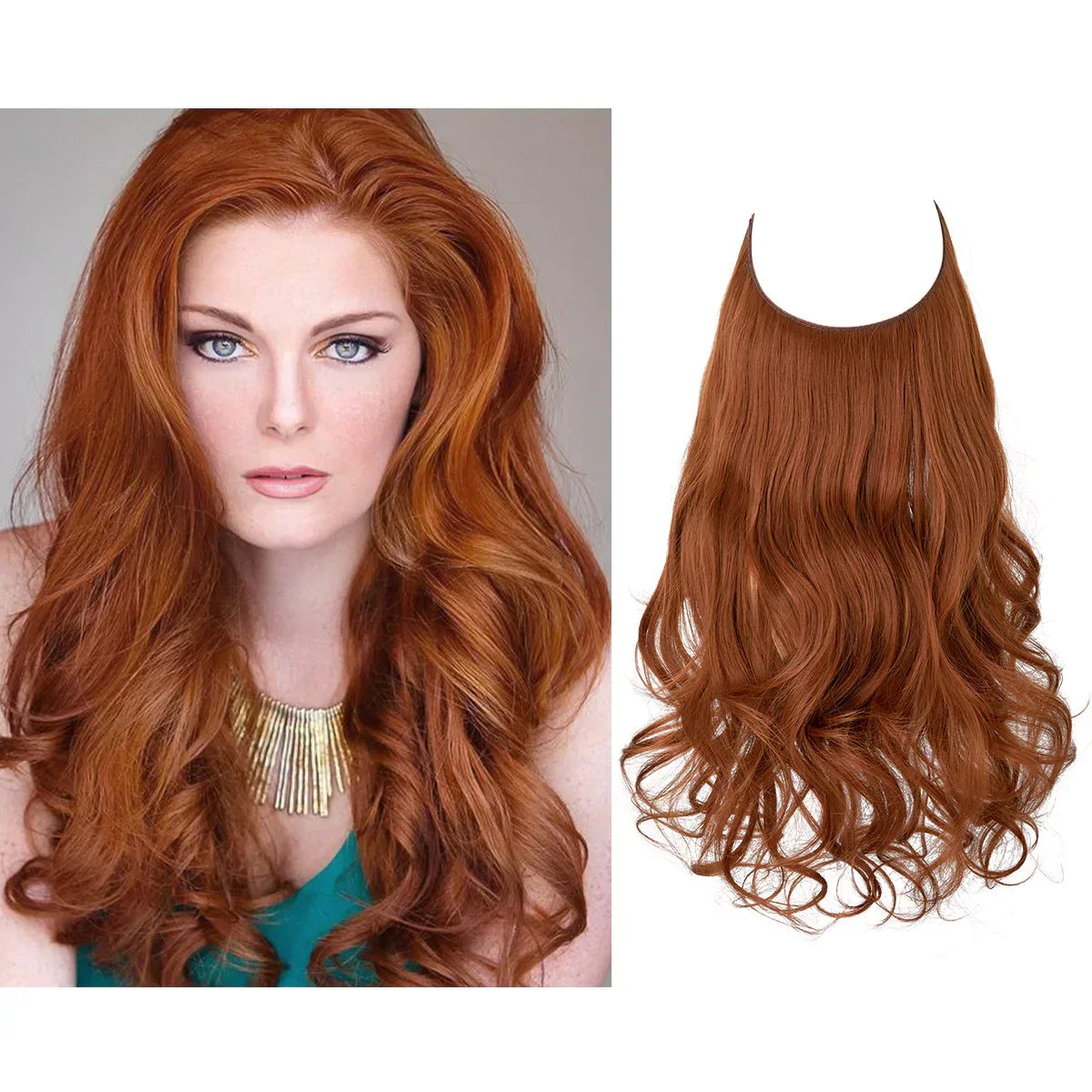 Extensions lisses en cheveux naturels 35 à 45 cm