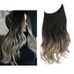 Extensions lisses en cheveux naturels 35 à 45 cm