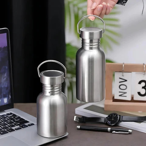 Gourde en acier inoxydable 304 avec anse