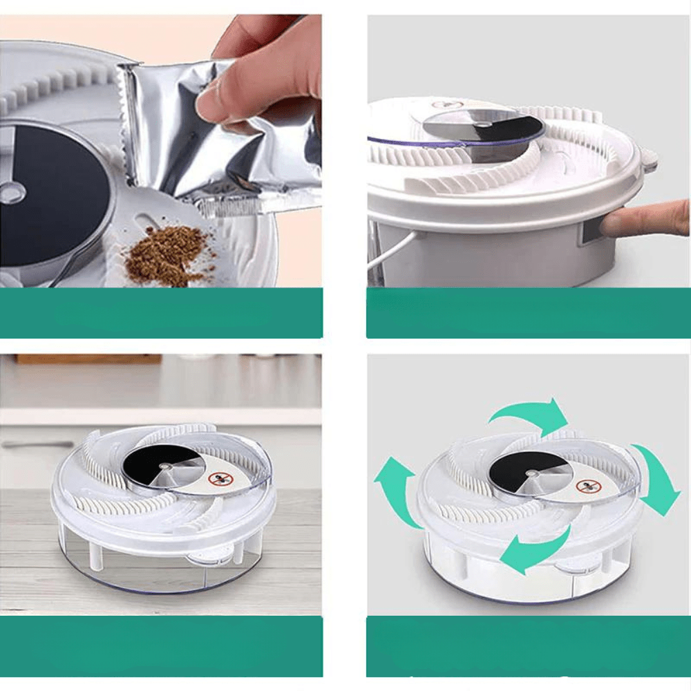 Attrape-mouches et insectes USB – Piège intérieur silencieux – image 6
