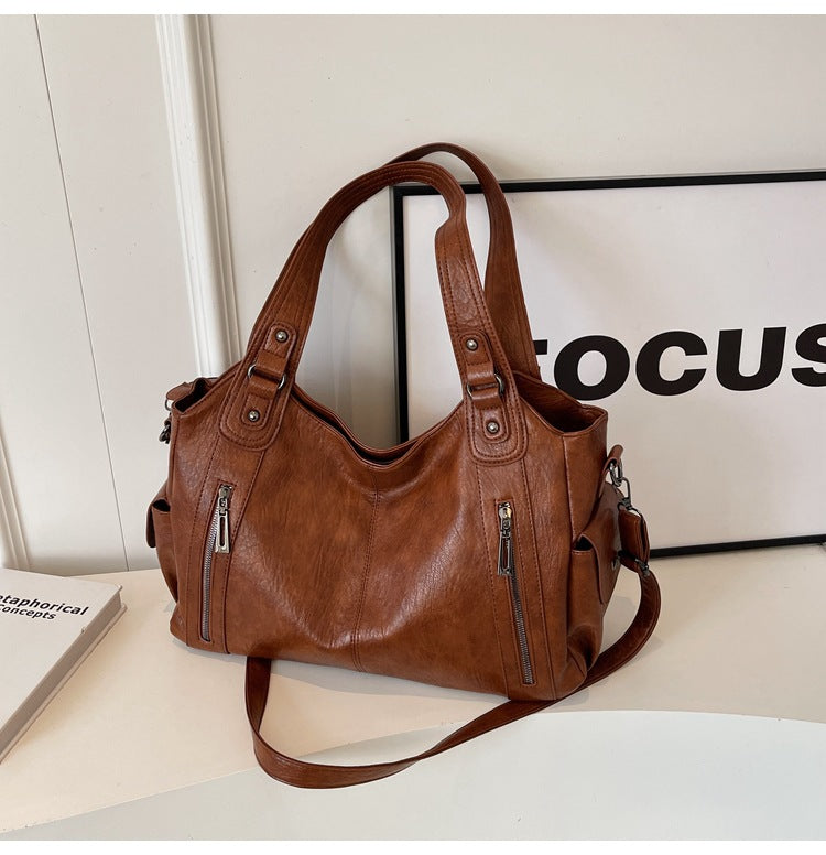 Sac cabas en cuir avec anses pour le quotidien