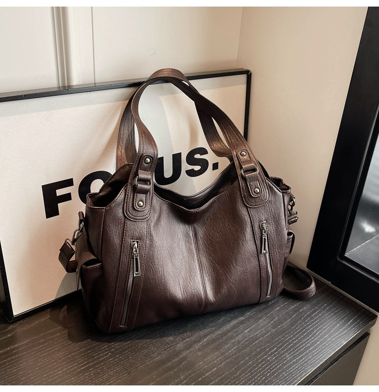 Sac cabas en cuir avec anses pour le quotidien