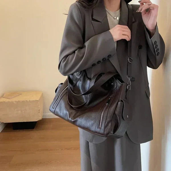 Sac cabas en cuir avec anses pour le quotidien