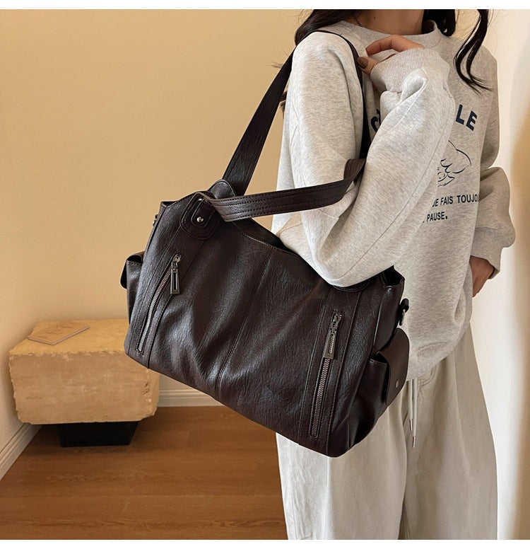 Sac cabas en cuir avec anses pour le quotidien