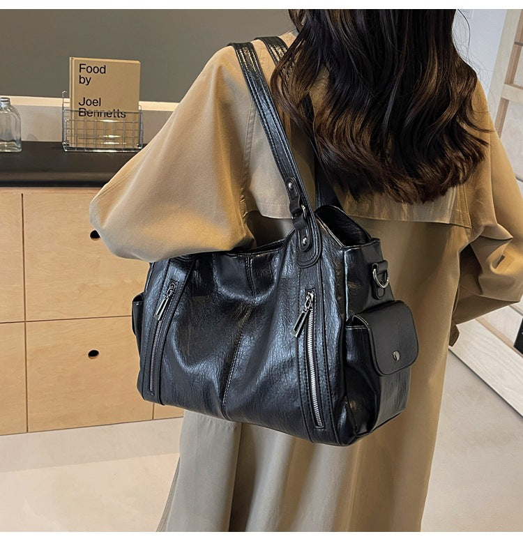 Sac cabas en cuir avec anses pour le quotidien