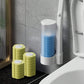 Kit brosse WC jetable avec têtes prédosées