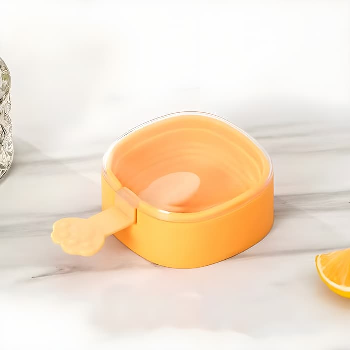 Moules à glaces en silicone avec couvercle, lot de 2