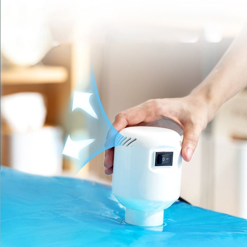 Pompe électrique de rangement sous vide 55 W avec sacs 45 x 70 cm