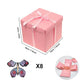 Boîte cadeau dépliante avec 8 papillons