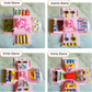 Boîte cadeau dépliante avec 8 papillons