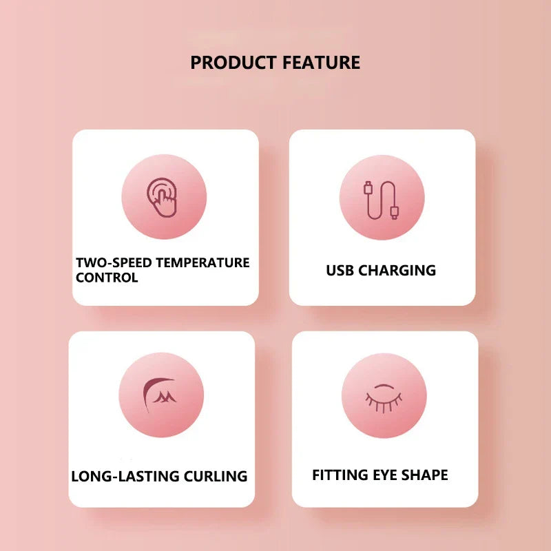 Recourbe-cils chauffant rechargeable – 2 niveaux