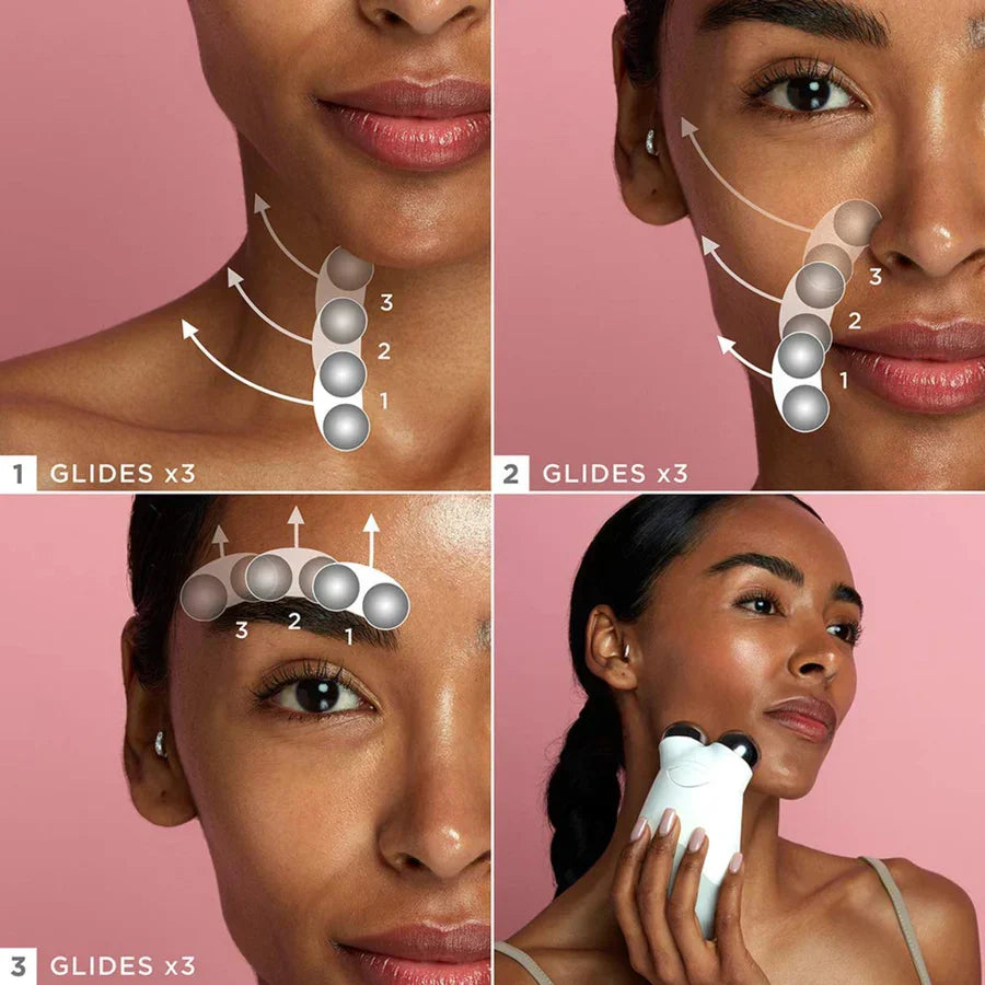 Appareil de massage facial à microcourants