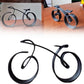 Sculpture vélo en métal minimaliste