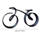 Sculpture vélo en métal minimaliste