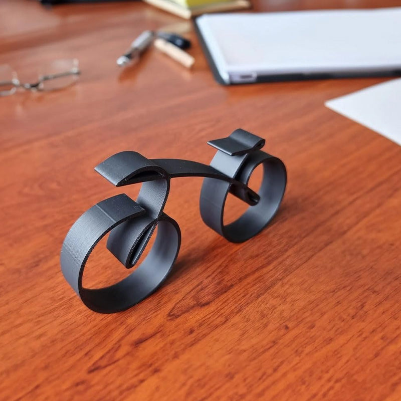 Sculpture vélo en métal minimaliste