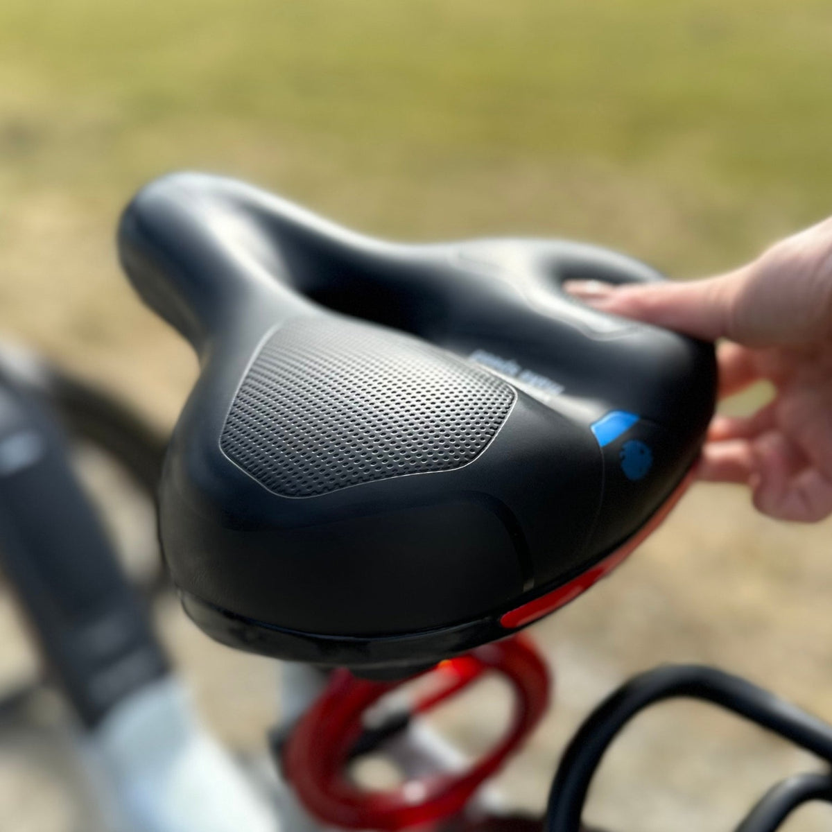 Selle de vélo rembourrée en mousse à mémoire de forme