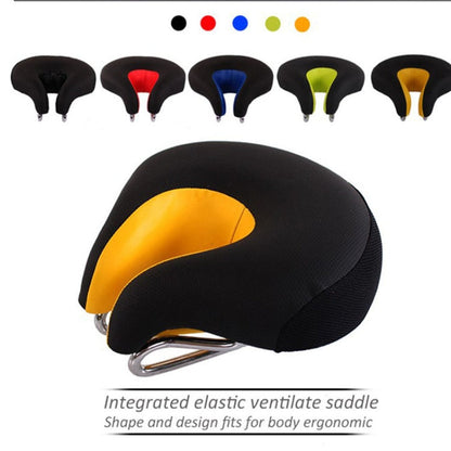 Selle de vélo sans bec rembourrée 20 × 18 cm