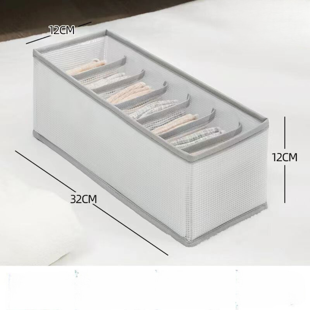 Boîte de rangement pliable à compartiments