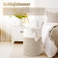 Panier à linge pliable en corde de coton 60 L