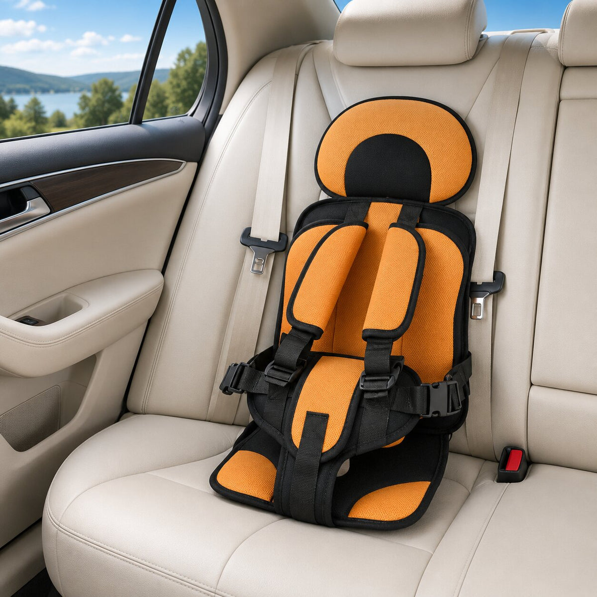Siège pliable pour enfant avec sangles réglables