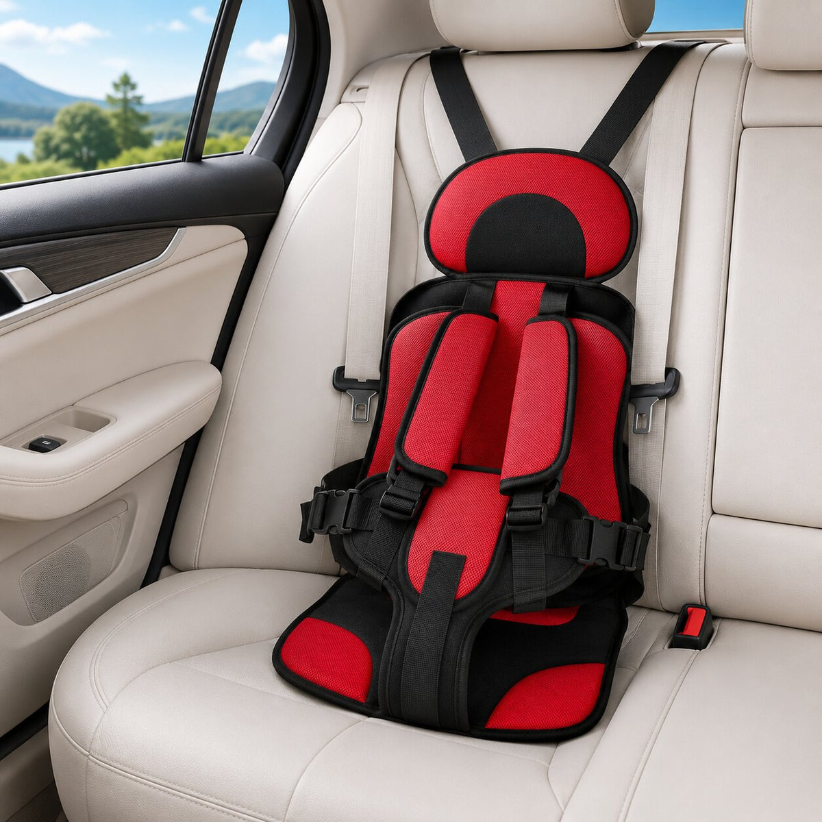 Siège pliable pour enfant avec sangles réglables