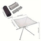 Support de feu de camp pliable en acier