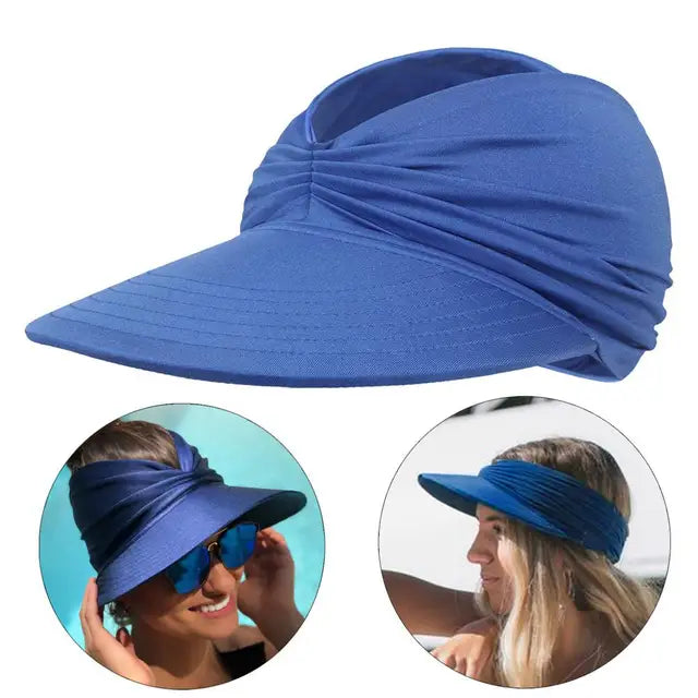 Chapeau de soleil pliable à large bord