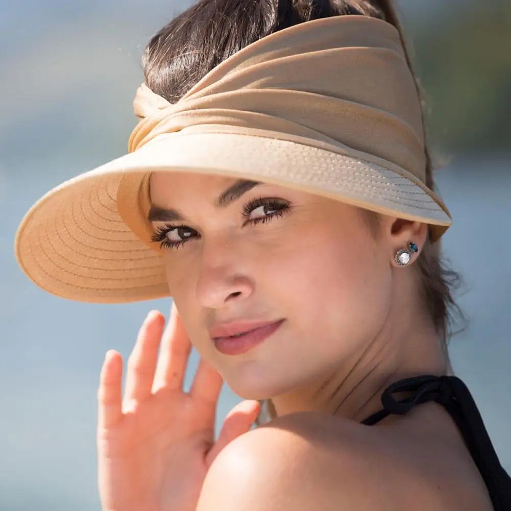 Chapeau de soleil pliable à large bord