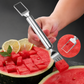Coupe-pastèque avec fourchette de service en acier inoxydable