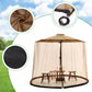 Moustiquaire de jardin avec anneau lestable et sac