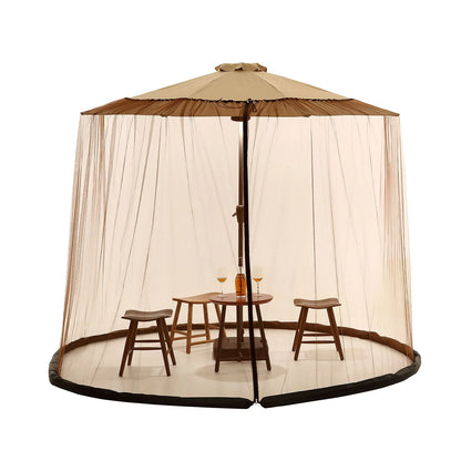Moustiquaire de jardin avec anneau lestable et sac
