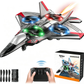 Avion télécommandé rechargeable USB avec LED et figures à 360°