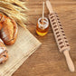 Rouleau à pâtisserie en bois à motifs de Noël