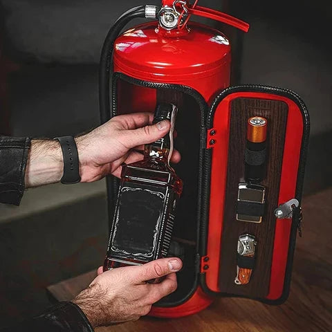 Mini-bar extincteur style industriel