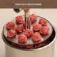 Moule à boulettes en acier inoxydable, 12 empreintes