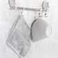 Lot de 4 lavettes métalliques de nettoyage, 20 × 20 cm