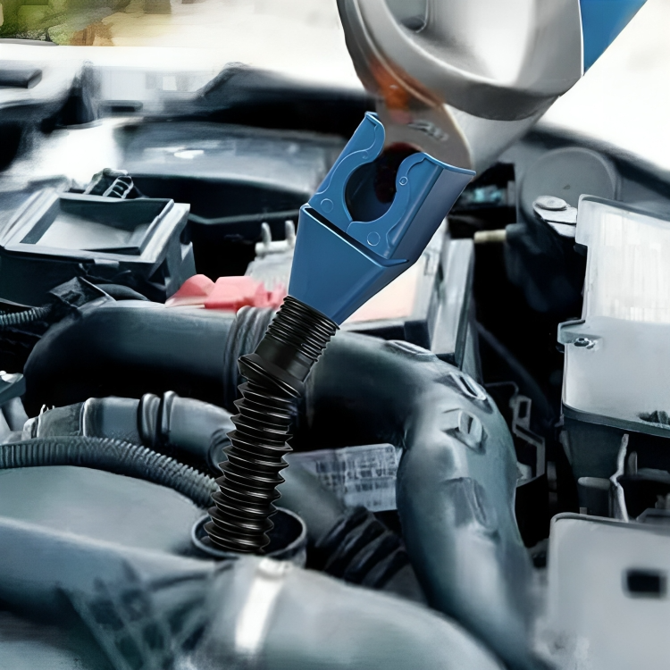 Entonnoir flexible pour transvaser les liquides