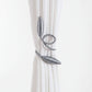 Embrasse de rideau flexible en aluminium et polyester 53 cm