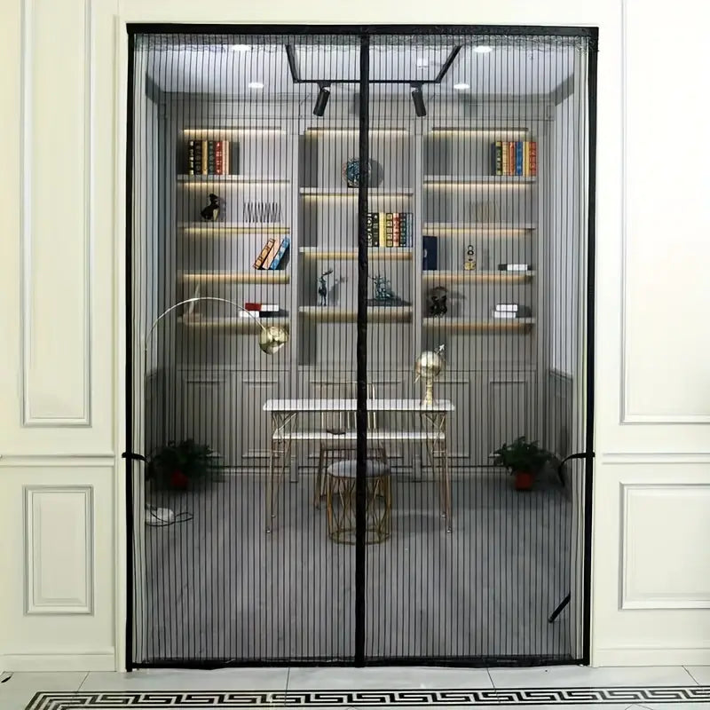 Moustiquaire de porte à fermeture magnétique