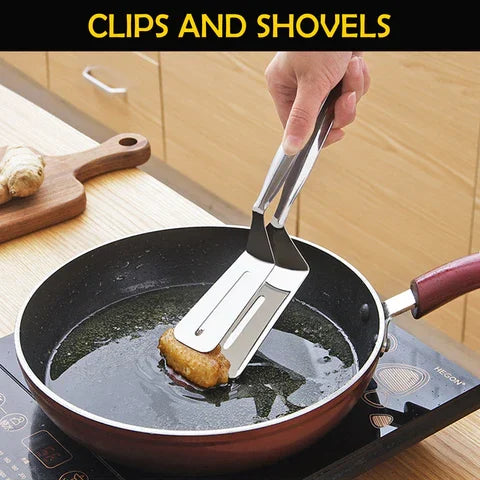Pince spatule double face en acier inoxydable