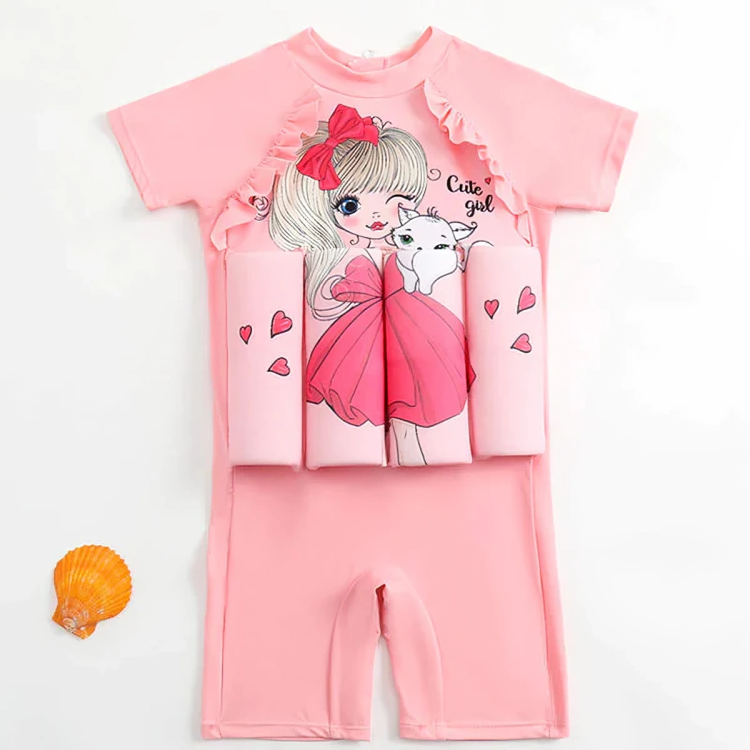 Ensemble de bain pour enfants en polyester et nylon