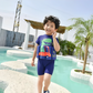 Ensemble de bain pour enfants en polyester et nylon