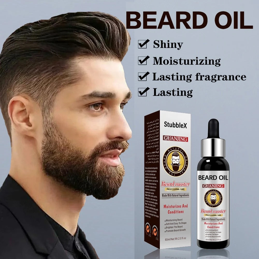 Huile de soin pour la barbe