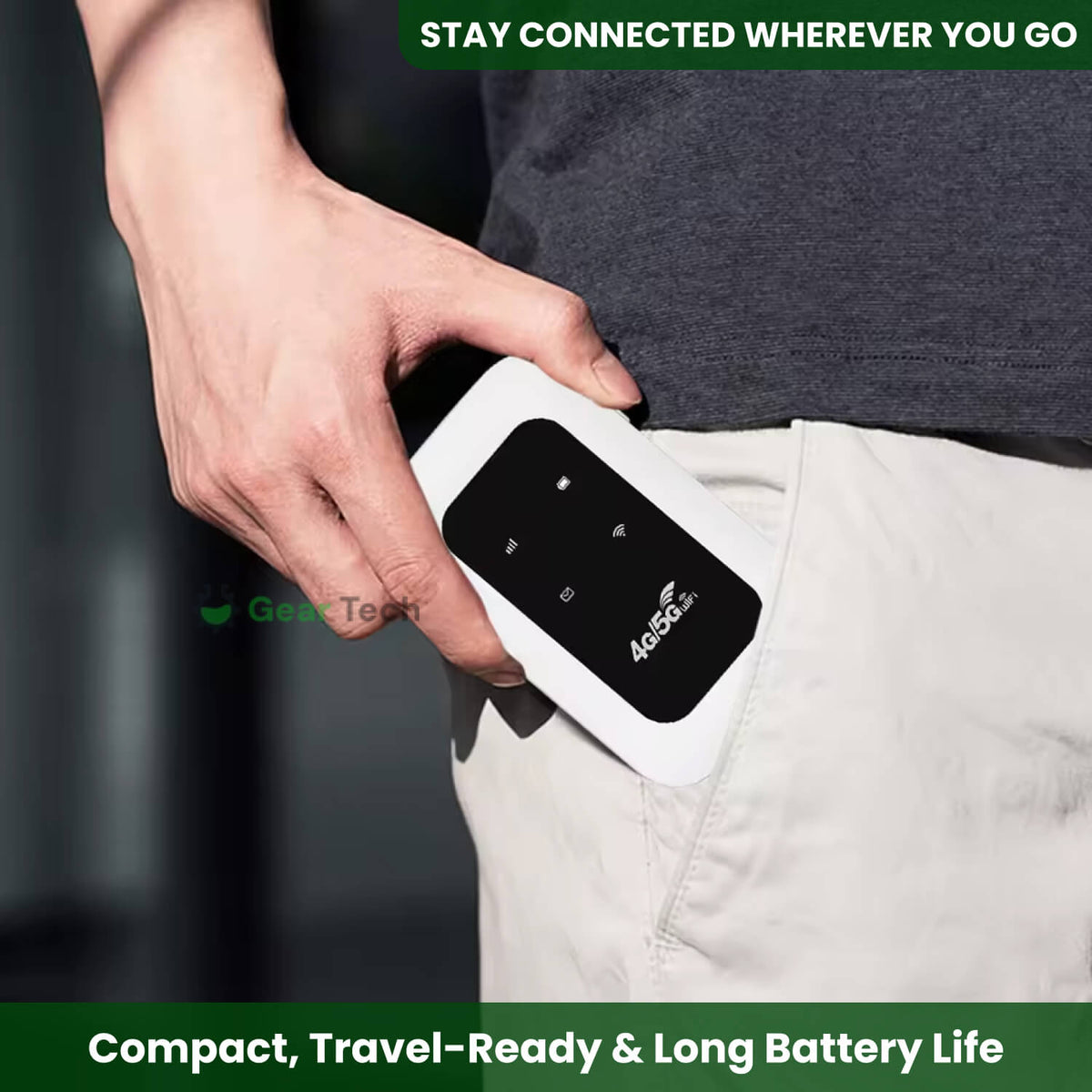 Routeur Wi-Fi mobile 4G LTE rechargeable