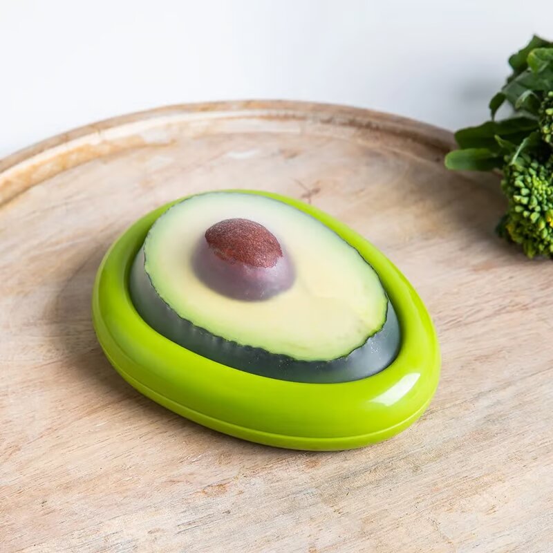 Boîte de conservation pour fruits coupés avec film souple
