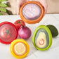 Boîte de conservation pour fruits coupés avec film souple