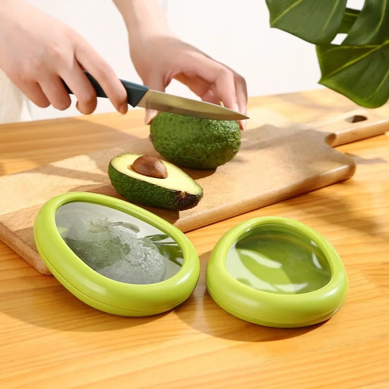 Boîte de conservation pour fruits coupés avec film souple