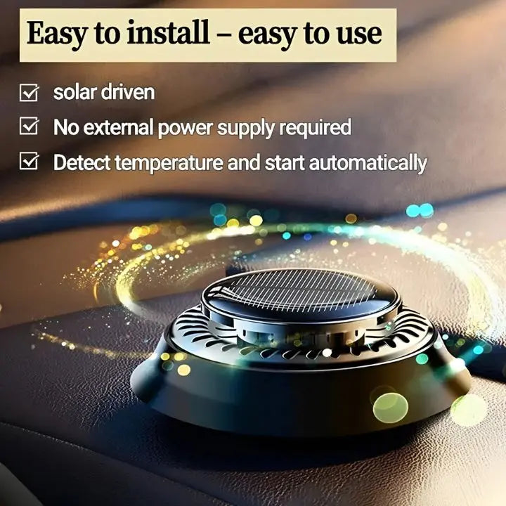 Appareil compact pour automobile à alimentation solaire